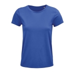 T-shirt pour femmes en coton 100% biologique 150 g/m² SOL'S Crusader couleur bleu roi troisième vue