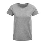 T-shirt pour femmes en coton 100% biologique 150 g/m² SOL'S Crusader couleur gris chiné