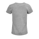 T-shirt pour femmes en coton 100% biologique 150 g/m² SOL'S Crusader couleur gris chiné vue arrière
