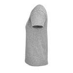 T-shirt pour femmes en coton 100% biologique 150 g/m² SOL'S Crusader couleur gris chiné vue latérale