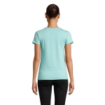 T-shirt pour femmes en coton 100% biologique 150 g/m² SOL'S Crusader couleur bleu pastel troisième vue photographique