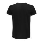 T-shirt unisexe cintré en coton biologique 175 g/m² SOL'S Pioneer couleur noir vue arrière