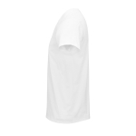 T-shirt unisexe cintré en coton biologique 175 g/m² SOL'S Pioneer couleur blanc vue latérale