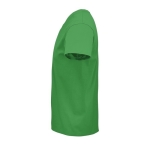 T-shirt unisexe cintré en coton biologique 175 g/m² SOL'S Pioneer couleur vert vue latérale