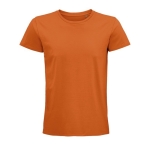 T-shirt unisexe cintré en coton biologique 175 g/m² SOL'S Pioneer couleur orange