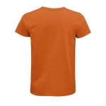 T-shirt unisexe cintré en coton biologique 175 g/m² SOL'S Pioneer couleur orange vue arrière
