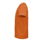 T-shirt unisexe cintré en coton biologique 175 g/m² SOL'S Pioneer couleur orange vue latérale