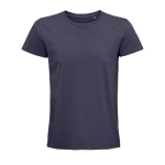 T-shirt unisexe cintré en coton biologique 175 g/m² SOL'S Pioneer couleur titan