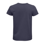 T-shirt unisexe cintré en coton biologique 175 g/m² SOL'S Pioneer couleur titan vue arrière
