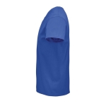 T-shirt unisexe cintré en coton biologique 175 g/m² SOL'S Pioneer couleur bleu roi vue latérale