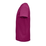 T-shirt unisexe cintré en coton biologique 175 g/m² SOL'S Pioneer couleur fuchsia vue latérale