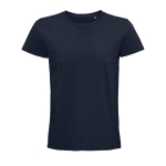 T-shirt unisexe cintré en coton biologique 175 g/m² SOL'S Pioneer couleur bleu marine