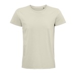 T-shirt unisexe cintré en coton biologique 175 g/m² SOL'S Pioneer couleur naturel deuxième vue