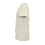 T-shirt unisexe cintré en coton biologique 175 g/m² SOL'S Pioneer couleur naturel vue latérale