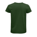 T-shirt unisexe cintré en coton biologique 175 g/m² SOL'S Pioneer couleur vert foncé vue arrière