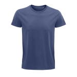 T-shirt unisexe cintré en coton biologique 175 g/m² SOL'S Pioneer couleur bleu jean