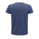 T-shirt unisexe cintré en coton biologique 175 g/m² SOL'S Pioneer couleur bleu jean vue arrière
