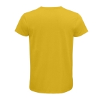 T-shirt unisexe cintré en coton biologique 175 g/m² SOL'S Pioneer couleur doré vue arrière