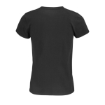 T-shirt publicitaire pour femmes en coton bio 175 g/m² SOL'S Pioneer couleur noir vue arrière