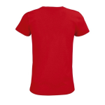 T-shirt publicitaire pour femmes en coton bio 175 g/m² SOL'S Pioneer couleur rouge vue arrière