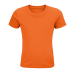 T-shirt pour enfant en coton 100 % biologique 175 g/m² SOL'S Pioneer couleur orange