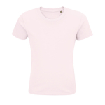 T-shirt pour enfant en coton 100 % biologique 175 g/m² SOL'S Pioneer couleur rose pastel