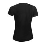 T-shirt de sport pour femmes en polyester 140 g/m² SOL'S Sporty couleur noir vue arrière