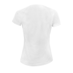 T-shirt de sport pour femmes en polyester 140 g/m² SOL'S Sporty couleur blanc vue arrière