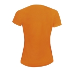 T-shirt de sport pour femmes en polyester 140 g/m² SOL'S Sporty couleur orange fluorescent vue arrière