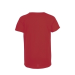 T-shirt de sport pour enfants en polyester 140 g/m² SOL'S Sporty couleur rouge vue arrière
