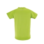 T-shirt de sport pour enfants en polyester 140 g/m² SOL'S Sporty couleur vert clair vue arrière