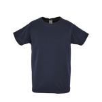 T-shirt de sport pour enfants en polyester 140 g/m² SOL'S Sporty couleur bleu marine