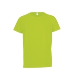 T-shirt de sport pour enfants en polyester 140 g/m² SOL'S Sporty couleur vert fluorescent huitième vue
