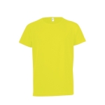 T-shirt de sport pour enfants en polyester 140 g/m² SOL'S Sporty couleur jaune fluorescent sixième vue