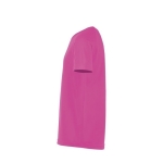 T-shirt de sport pour enfants en polyester 140 g/m² SOL'S Sporty couleur fuchsia fluorescent vue latérale