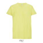 T-shirts techniques sérigraphiés en polyester 130 g/m² SOL'S Sprint couleur jaune clair sixième vue