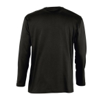T-shirts à manches longues avec logo en coton 150 g/m² SOL'S Monarch couleur noir vue arrière