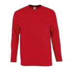 T-shirts à manches longues avec logo en coton 150 g/m² SOL'S Monarch couleur rouge cinquième vue