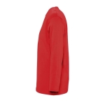 T-shirts à manches longues avec logo en coton 150 g/m² SOL'S Monarch couleur rouge vue latérale