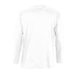 T-shirts à manches longues avec logo en coton 150 g/m² SOL'S Monarch couleur blanc vue arrière