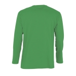 T-shirts à manches longues avec logo en coton 150 g/m² SOL'S Monarch couleur vert vue arrière