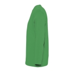 T-shirts à manches longues avec logo en coton 150 g/m² SOL'S Monarch couleur vert vue latérale