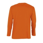T-shirts à manches longues avec logo en coton 150 g/m² SOL'S Monarch couleur orange vue arrière