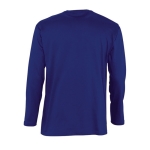 T-shirts à manches longues avec logo en coton 150 g/m² SOL'S Monarch couleur bleu ultramarine vue arrière