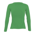 T-shirt pour femmes à manches longues en coton 150 g/m² SOL'S Majestic couleur vert vue arrière