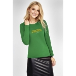 T-shirt pour femmes à manches longues en coton 150 g/m² SOL'S Majestic couleur vert