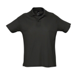 Polo personnalisable en coton 100% bio 170 g/m² SOL'S Planet Men couleur noir