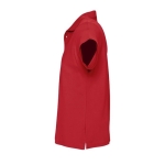 Polo personnalisable en coton 100% bio 170 g/m² SOL'S Planet Men couleur rouge vue latérale