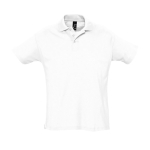 Polo personnalisable en coton 100% bio 170 g/m² SOL'S Planet Men couleur blanc neuvième vue