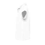 Polo personnalisable en coton 100% bio 170 g/m² SOL'S Planet Men couleur blanc vue latérale